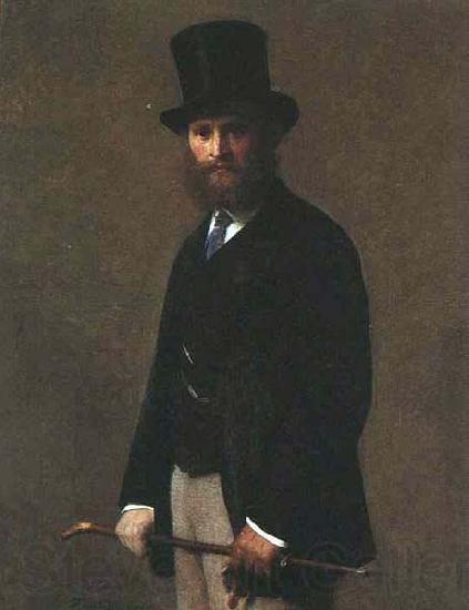 Henri Fantin-Latour Edouard Manet, Norge oil painting art